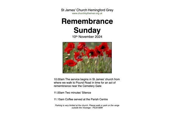 Remembrance Sunday 